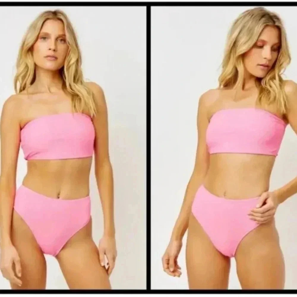 FRANKIE'S Ribbed Bikini (Tolly Underwire Top + Jenna High Waist Bottoms) - Picture 8 of 10